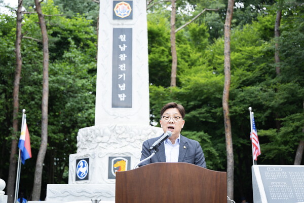 월남전참전기념탑 건립 28주년 기념 및 안보결의대회ⓒ경기타임스